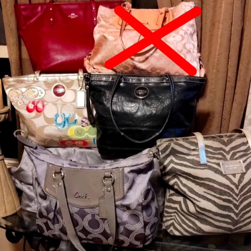 Coach Bags and one Micheal kors.